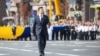 Президент Украины Владимир Зеленский во время парада в честь Дня независимости, 24 августа 2021 года